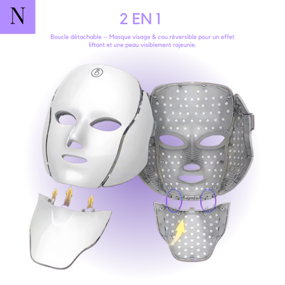 Nuveal - Masque LED visage et cou 2-en-1